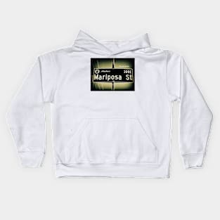 Mariposa Street, Altadena, CA by Mistah Wilson Kids Hoodie